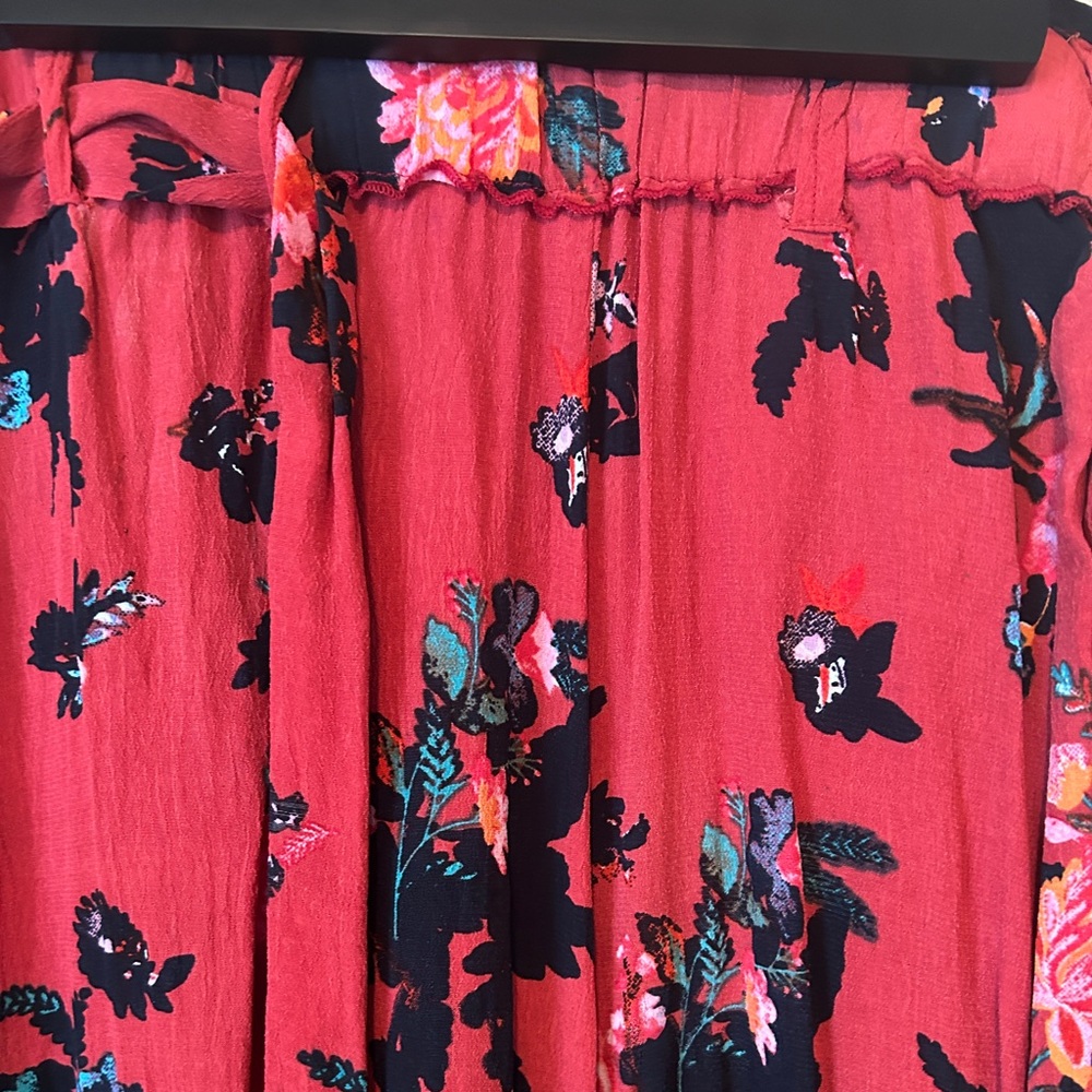 Free People Floral Wide-Leg Pants - Picture 4 of 5